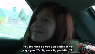 Redhead Teen Hitchhiker Monca Gets Fucked