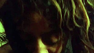 she loves sucking this big cock, licking every inch while moaning softly