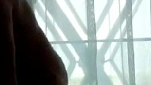 Asian beauty bent over for doggystyle sex and blowjob