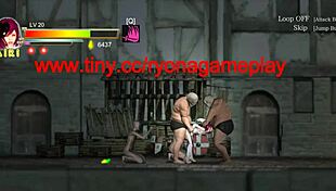 Airi hentai girl has sex with men and soldiers in Guilty Hell... oops, gameplay hentai ryona