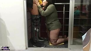 Mamada En El Balcon Del Edificio De Mi Cunadita