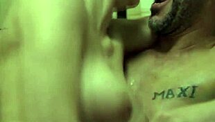 eva dominici gets a slow tribute with blood on her tits 😈