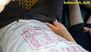 Hot Wife Seduces Taxi Driver with Skilled Mouth for Cum Finish.