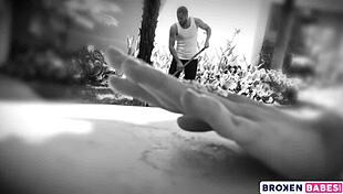 college girl alexa nova reaches orgasm in garden solo