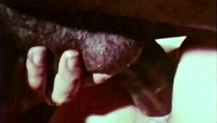 Vintage interracial tabu zapaluje skryté touhy v retro scéně