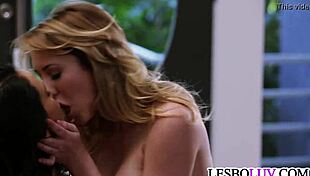 hot lesbian babe spends time with her friend