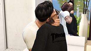 brunette begs me to lick her pussy and make her come in 3d hentai