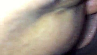 in this homemade video, he eats and strokes her ebony pussy until it shakes