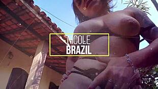 latinas in lingerie excite over cock in kitchen