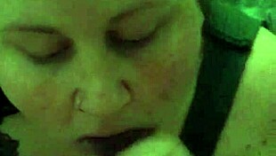 i tease his cock with my chubby young mouth till he cums