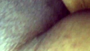 in this homemade video, he eats and strokes her ebony pussy until it shakes