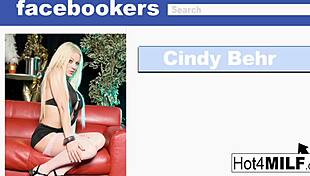 this big boobed blonde milf is getting dicked down in her white stockings