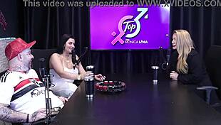 bruna ferraz cums untouched while monica lima flashes tits