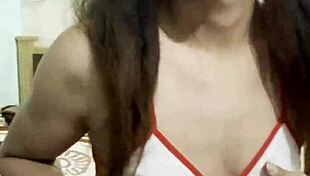 I am Rica, a transvestite, pleasuring myself while crossdressing