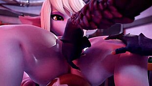 Futa Naga Berkontol Ganda Ngisi Tristana Penuh Cum