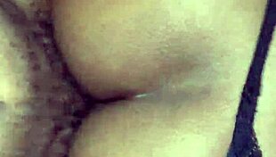 late night fucking ebony slut outdoors with wild squirting