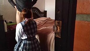 i feel so naughty in uniform begging my couple to fuck my big ass hard