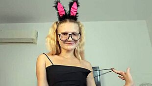 Hot girl, why suck your boyfriend's dick so hard and gallop on his cock till cum?