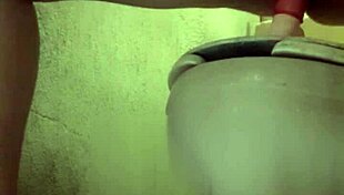 Teasing my cousin with playful actions at home