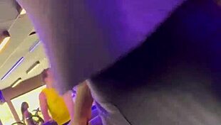 Girl Working Out Without Bra Drives Him Crazy