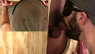 HD gay amateur taking a deepthroat gloryhole