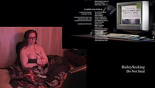 Naked Brunette BBW With Tattoos And Piercings Plays Fetish Game