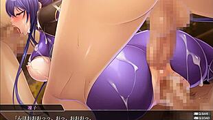 Taimanin Yukikaze Trains Rinko In Intense Fucking