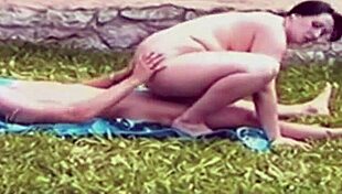 I feel so alive outdoors with this amateur milf, her big ass bouncing in hardcore assfucking while we orgasm wildly under the sun.