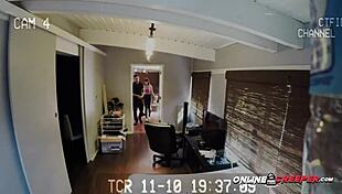 cleaning chick polishes bruno's big cock in various poses