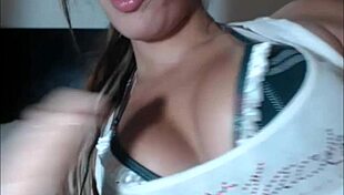 Teen Shemale Beauty Teasing Her Cock! Watch Her Masturbate Solo.