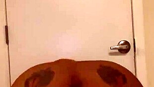 hoochie mama shakes big ass with pussy exposed