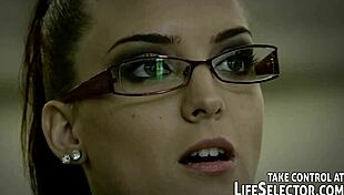 the new boss catches her teen employees masturbating and fingering each other in the office