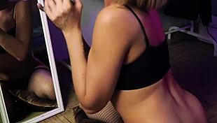 Beautiful girl riding dildo?