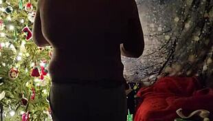 Big tit british milf enjoys a 69 and getting pounded in a live show