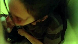 Kristine Performs a Detailed Blowjob with Glasses in Homemade Setting