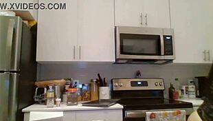 Babe spits on dildo for latina blowjob fun