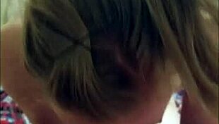 Watch this dirty blonde take a big cock blowjob and facial?