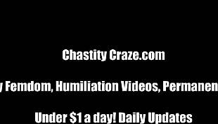 bound in bondage, you feel the emotional torment of the chastity device