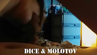 dice and molo enjoy intimate shower moments