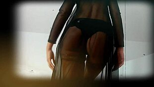 Look at the housewife's sensual body.