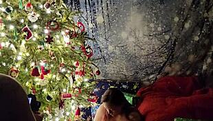 Big tit british milf enjoys a 69 and getting pounded in a live show