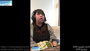 rookie sakura asakura films solo selfie in chaku-ero style