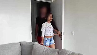 Mila Garcia's preferred exercise during her travels: riding of a big penis by a woman