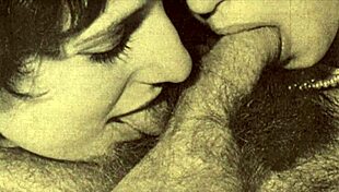 Retro group sex with hairy beavers 😘