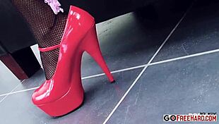 Jasmine webb and tiffany kingston use power toys on that ebony slut