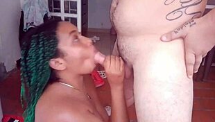 Latina Prostitute Gets Interracial Cumshot