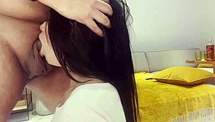 gabriela andrade sucks pussy then gets her ass fucked full of cum 😏 part 1