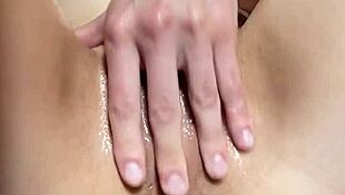 Sexy girl wants to play with wet pussy, shaved and tight, inviting you to join