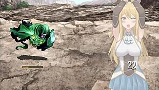 Defeated on mountain top, she engages in intimate relations and receives creampie