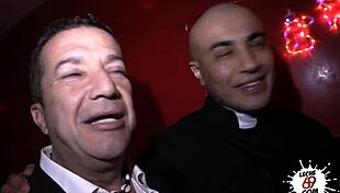 el cura goes to putas in public street outdoor